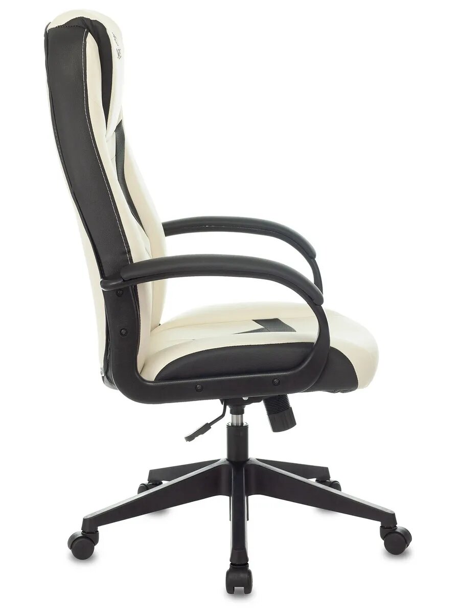 Кресло игровое 8 белый/черный — фото 1