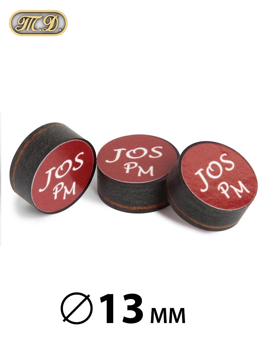 Наклейка для кия Д. Терзяна JOS Pro 13мм Medium, многослойная, 1шт.