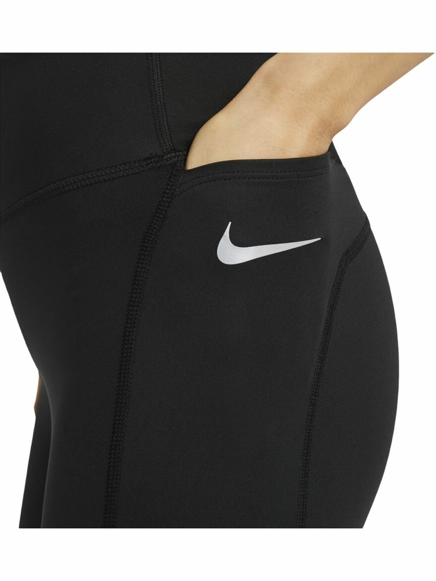 Тайтсы NIKE EPIC FAST RUNNING TIGHTS W, размер XS, черный — фото 1
