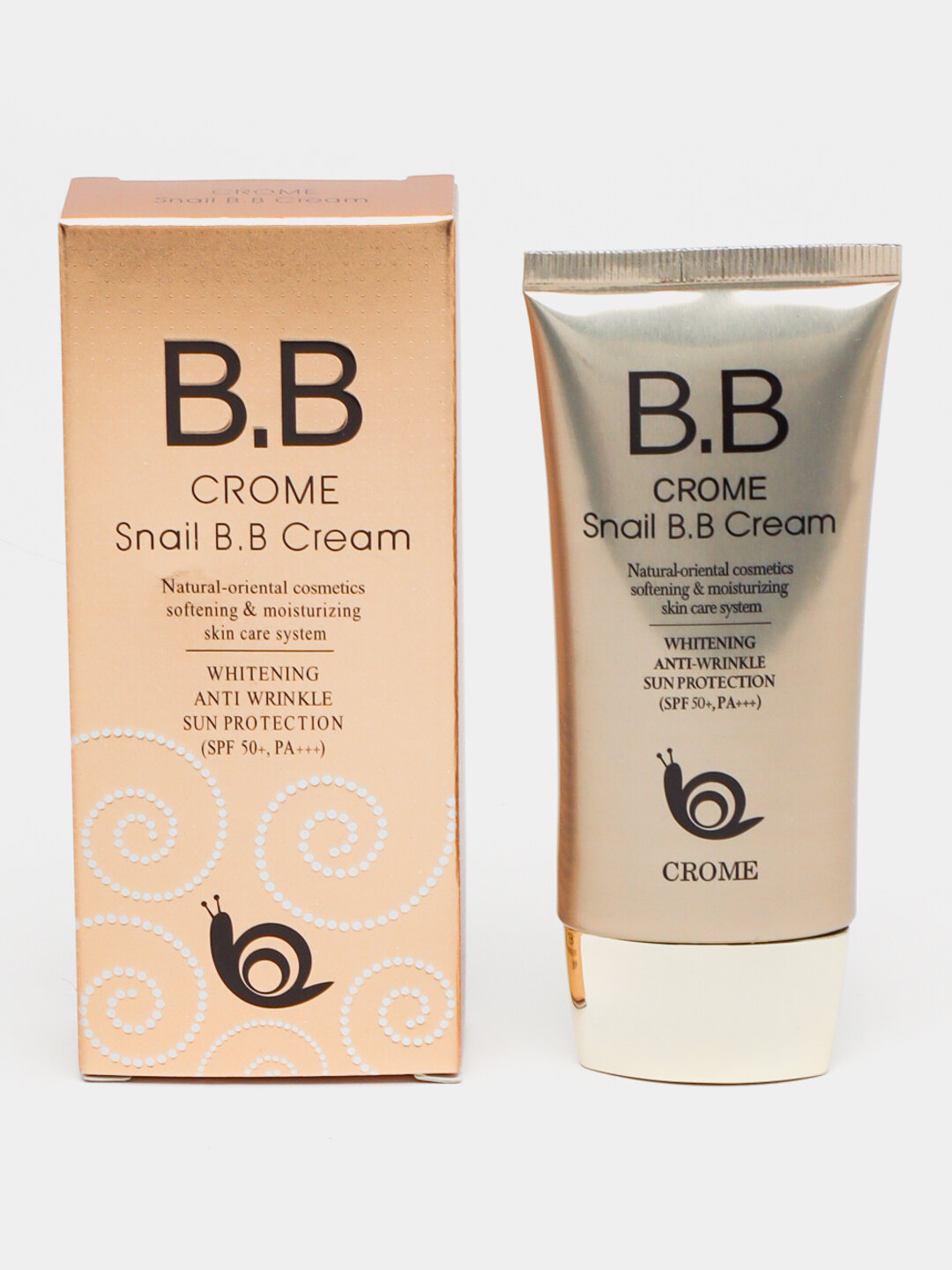 Многофункциональный отбеливающий тональный BB крем Crome Snail SPF 50+, 50 мл