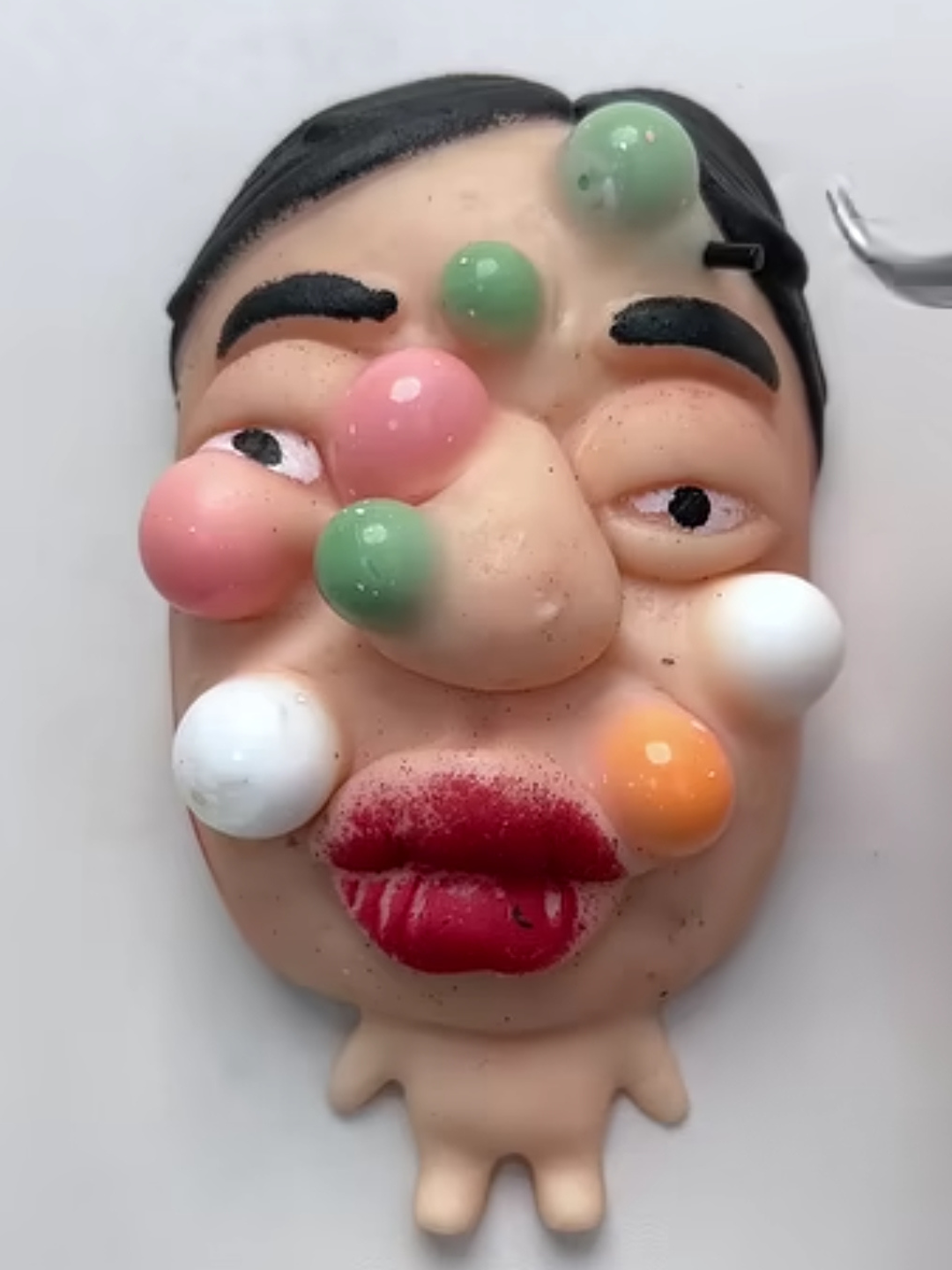 Антистресс, угревое лицо, угри, игрушка, антистрессовая игрушка — фото 1