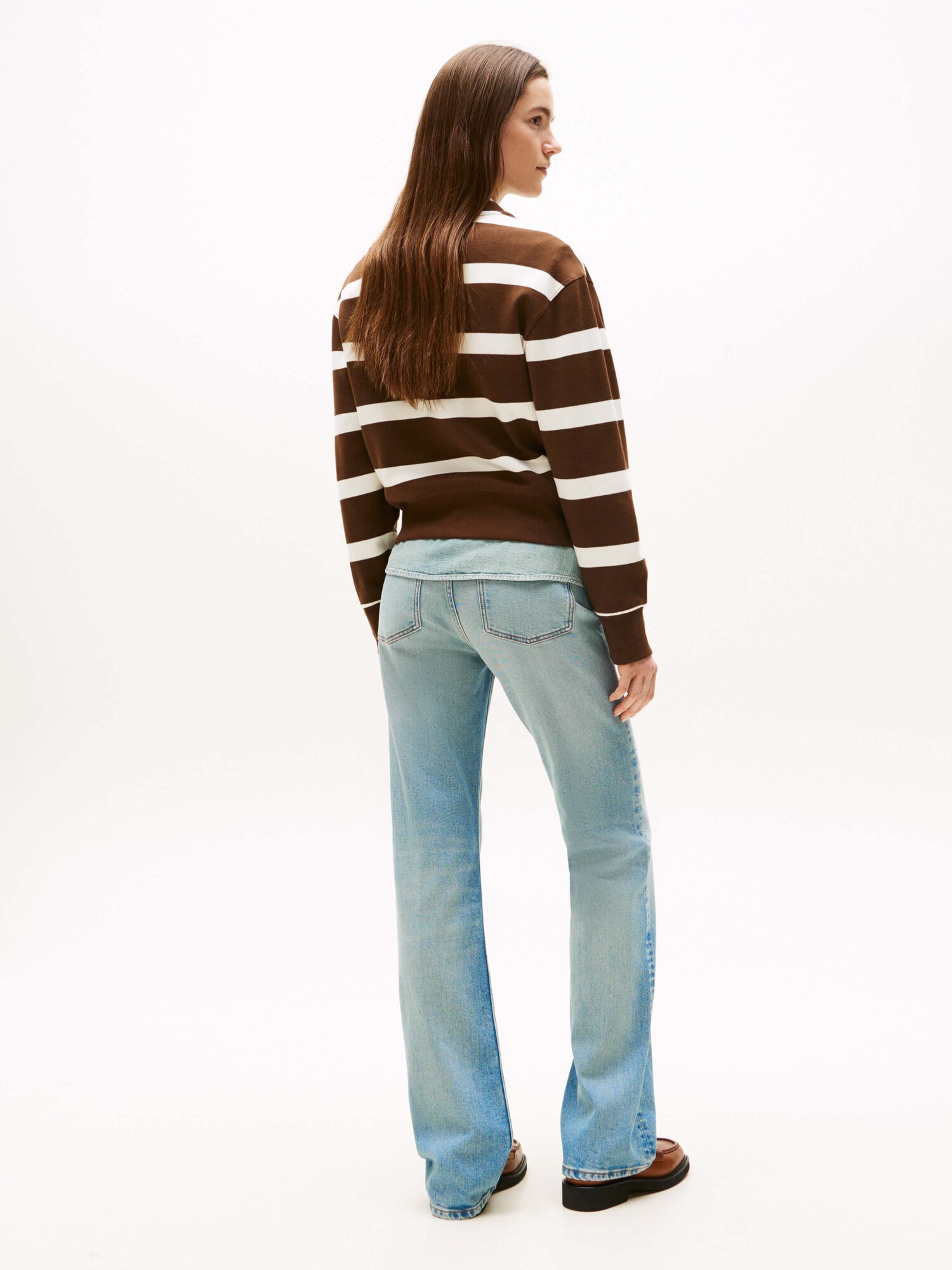 Свитшот TOMMY HILFIGER, размер S, , коричневый — фото 1