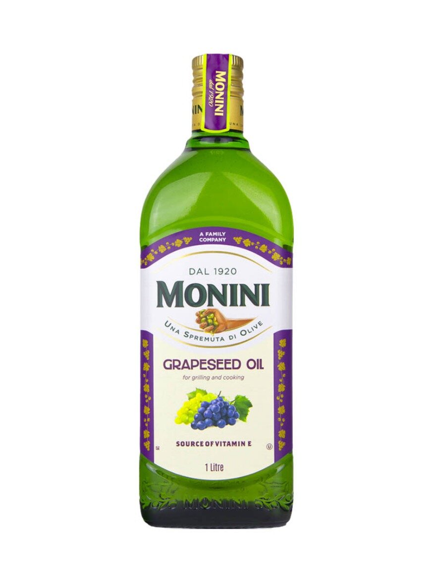 Масло Monini из виноградных косточек рафинированное Grapeseed Oil, 1л — фото 1