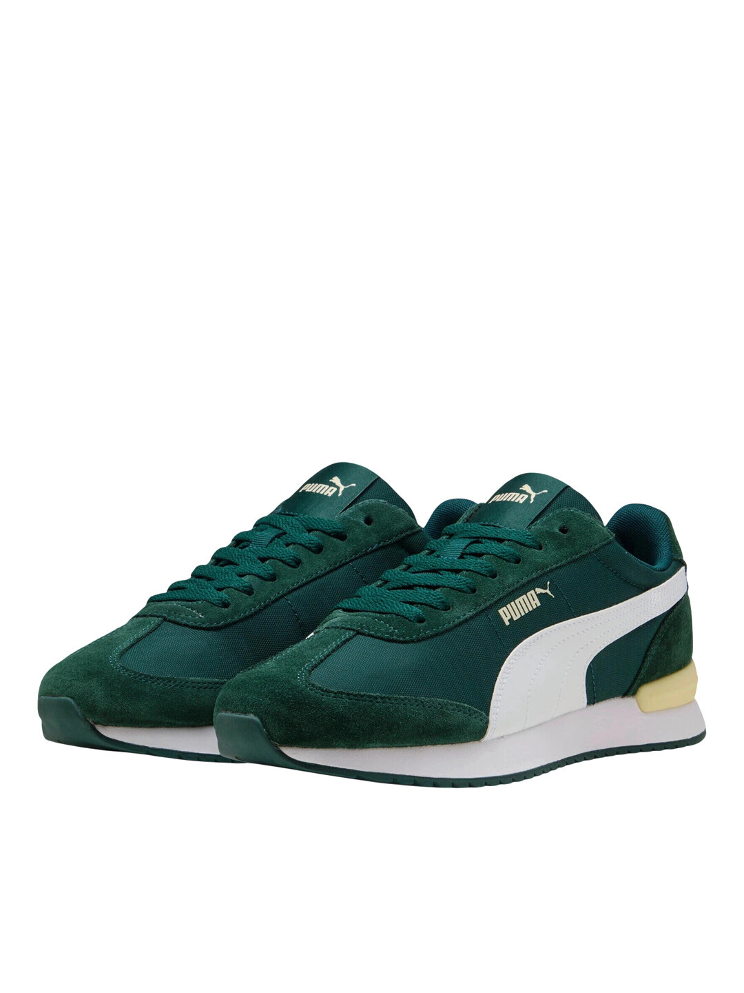 Кроссовки PUMA R78, размер 10 UK, зеленый — фото 1