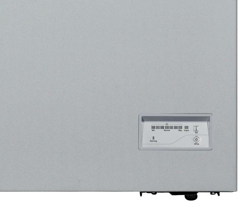 Обзор: Морозильная камера (ларь) SNOWCAP CF-150ES, ручная разморозка, объем 145 л, серебристый/серый