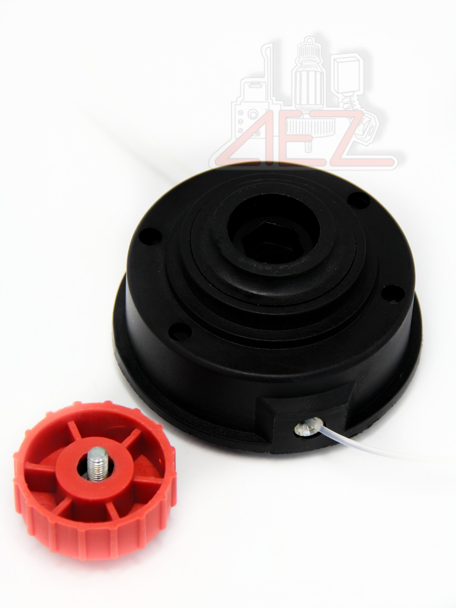 Катушка/Триммерная головка Homelite D-93мм болты М6х1прав в комплекте с доп. гайками; легкая замена болта