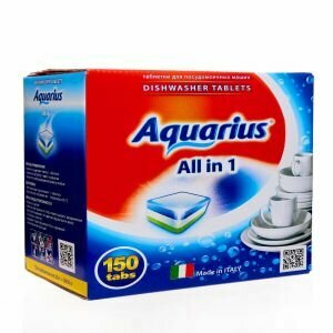 Таблетки для ПММ AQUARIUS ALL in 1  mega  150шт