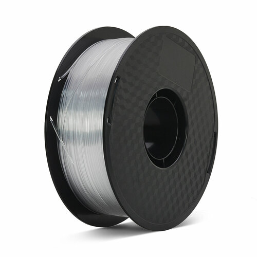 фото Пластик для 3d принтера cm-filpetg025tr petg 1.75 1кг прозрачный crown micro
