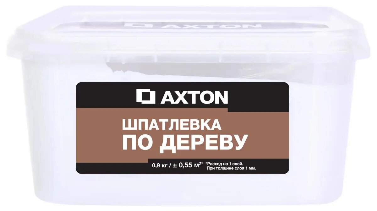 Шпатлёвка Axton для дерева 0.9 кг цвет белый