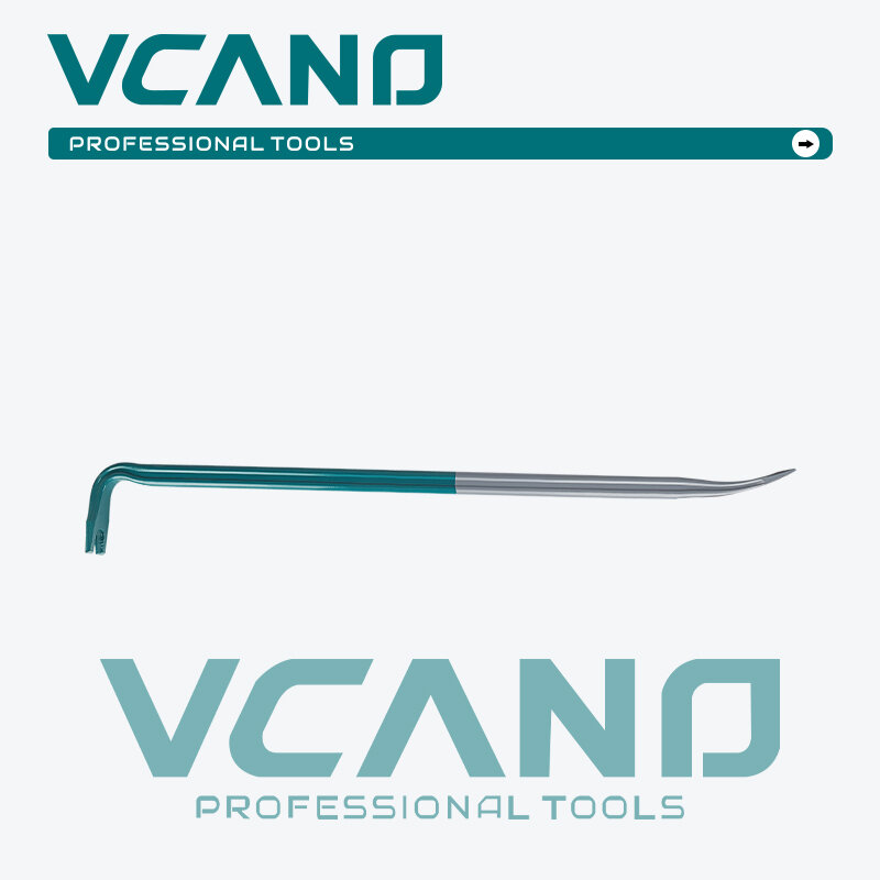 Лом-гвоздодёр "Vcano", сталь, антикоррозийное покрытие, 45 см — фото 1