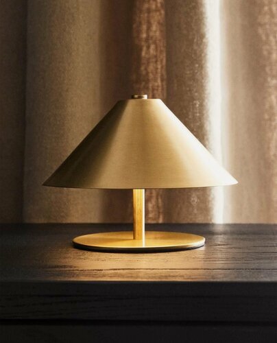 Изображение товара Беспроводная лампа, 12 x 16 x 16 см, золотой, ZARA HOME, 7113/047