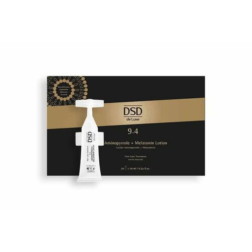 DSD de Luxe Восстанавливающая кондиционер 9.4 Aminopirol + Balsam melatonina против выпадения волос, в ампулах, 10x10 мл