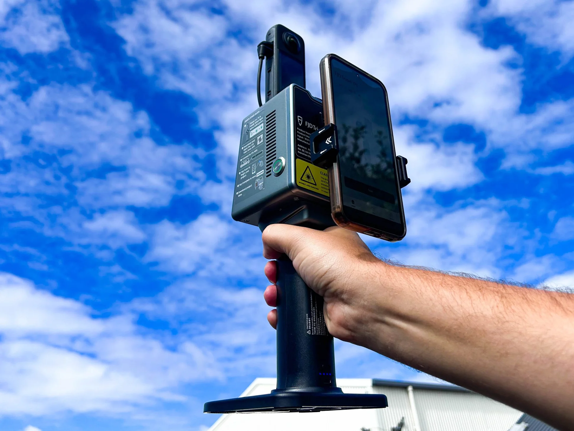 FJD Trion P1 3D LiDAR сканер, ручной портативный лазерный сканер для быстрого моделирования