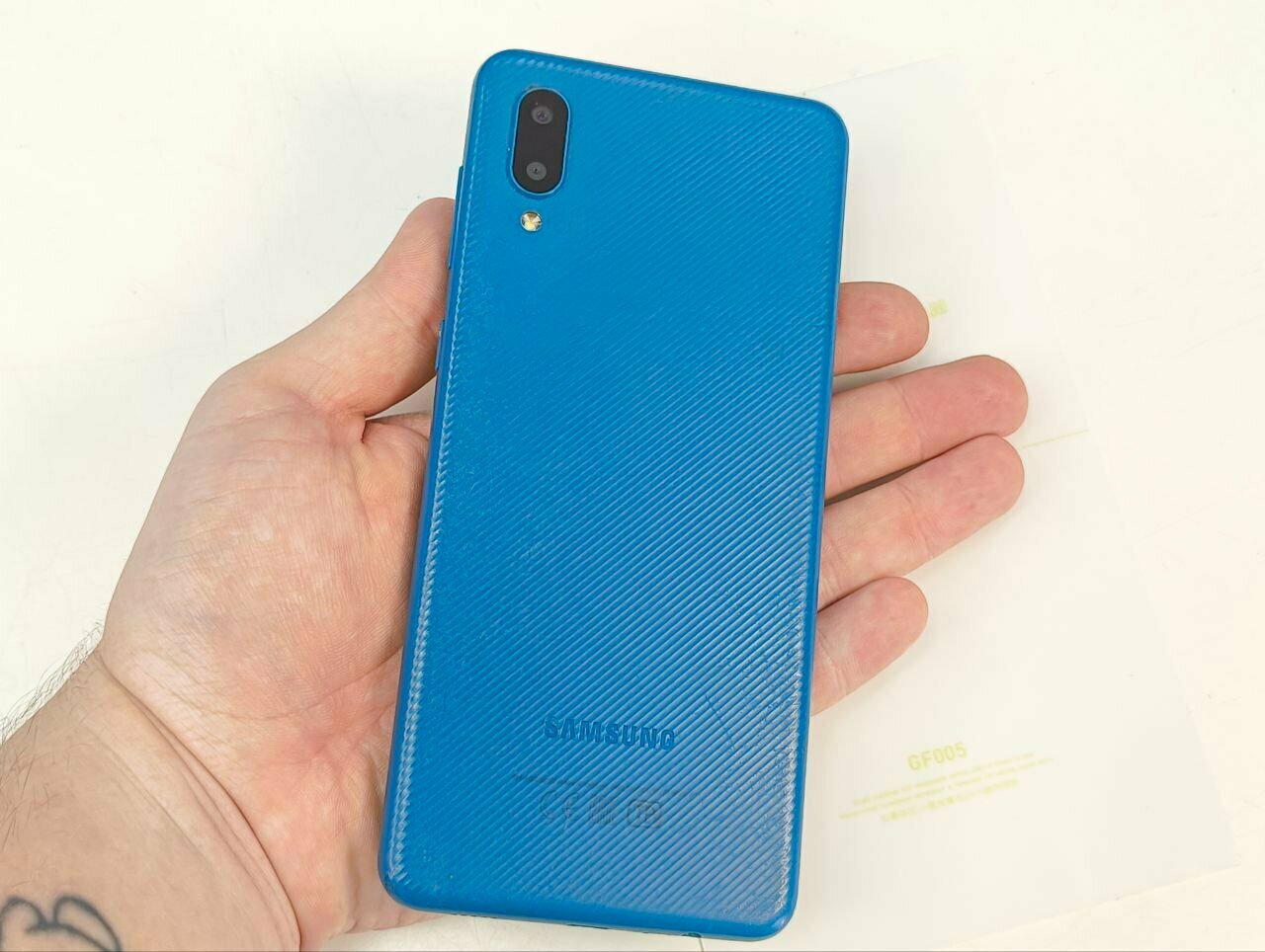 Смартфон Samsung Galaxy A02 2/32GB SM-A022 (2020) Blue (синий)