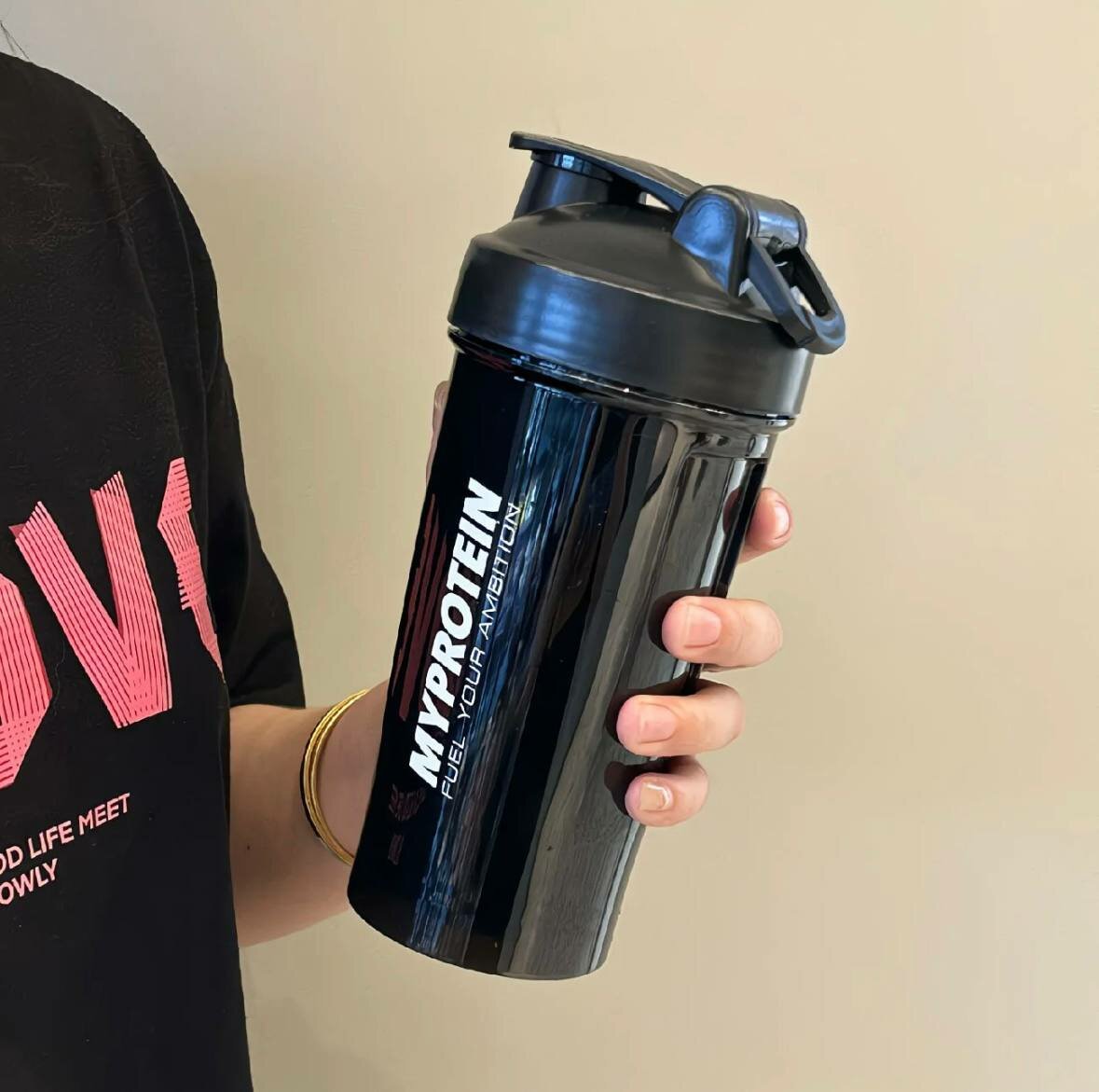 Шейкер MyProtein, спортивный, 600мл, венчик и щетка в подарок