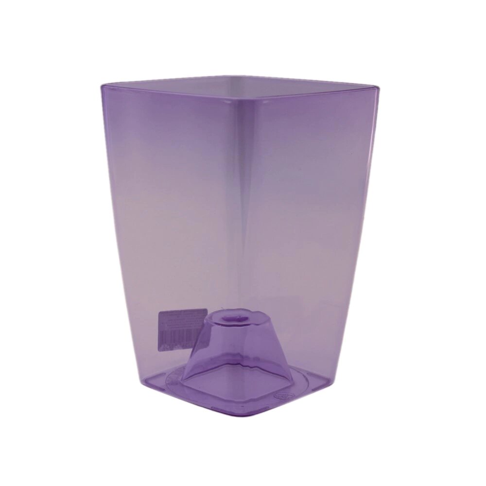 Кашпо для орхидей пластиковое Сильвия фиолетовое d125 см h18 см 19 л