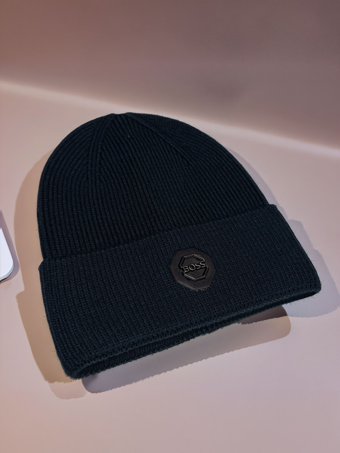 Шапка-бини BOSS для взрослых и детей, размер 54-60, 00423 темно-зеленый