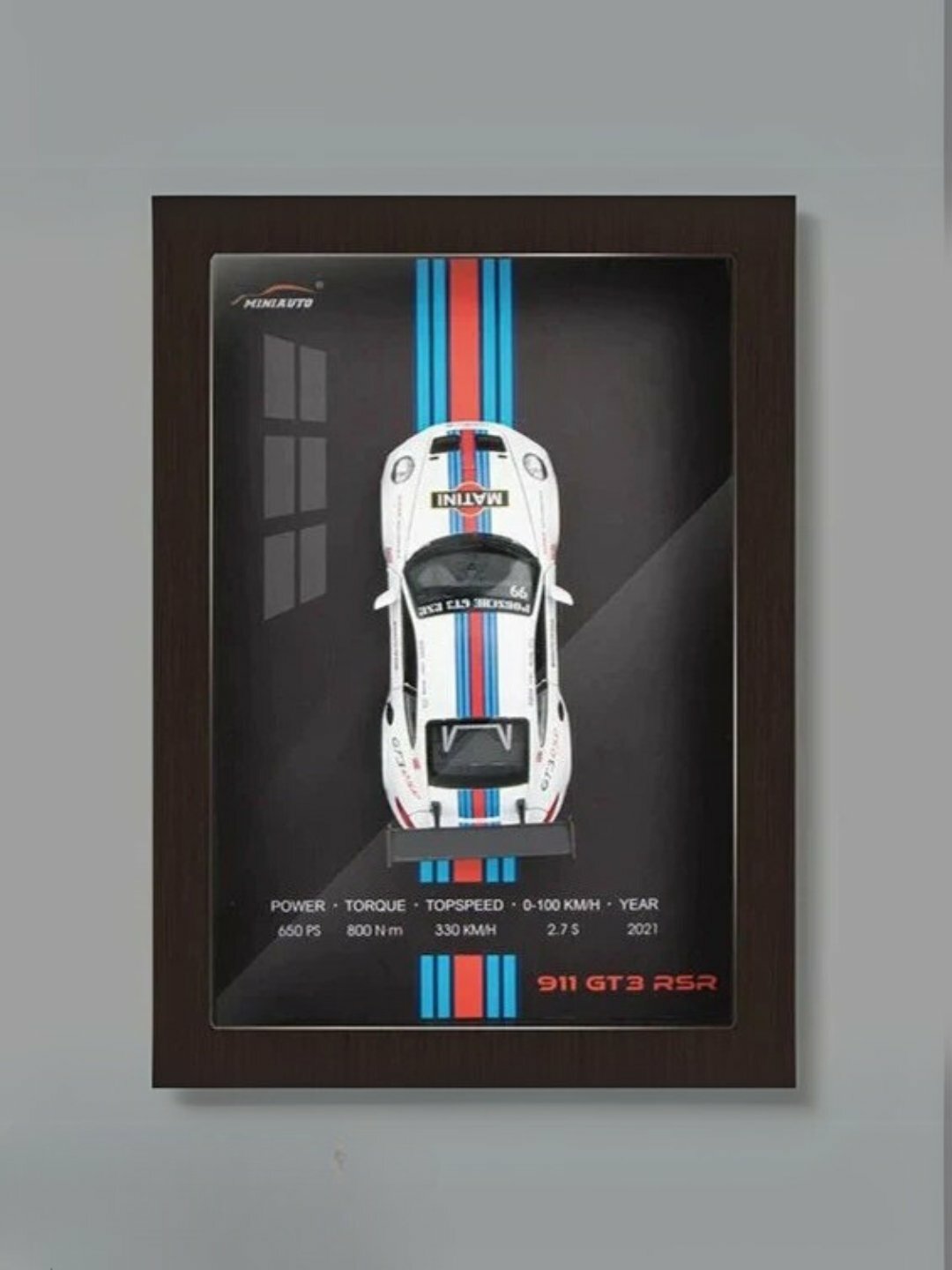 Автомодель "Порше 911", металл/пластик, масштаб 1:32, заводный механизм