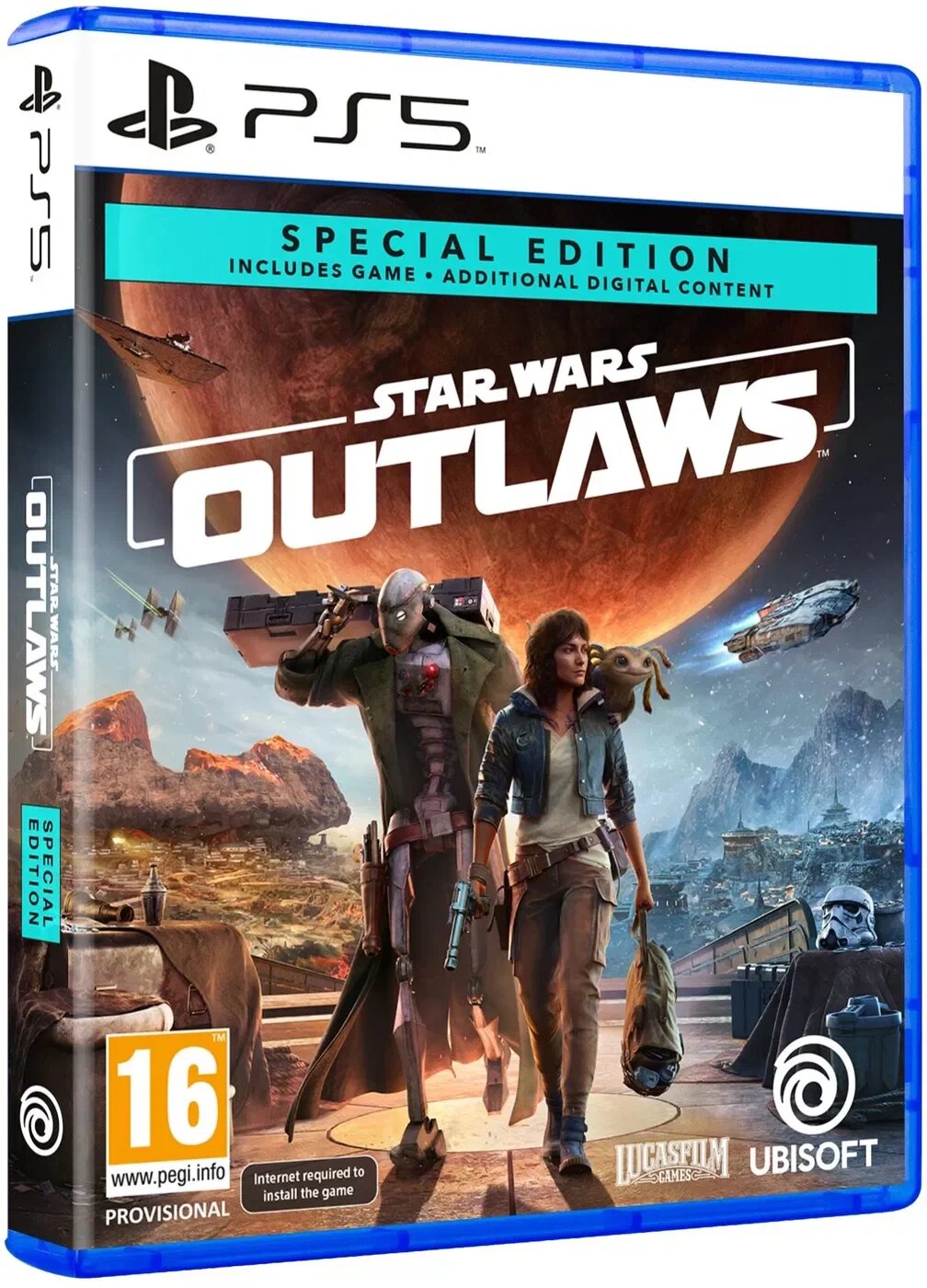 Star Wars Outlaws. Special Day One Edition PS5 (PlayStation 5, русские субтитры)