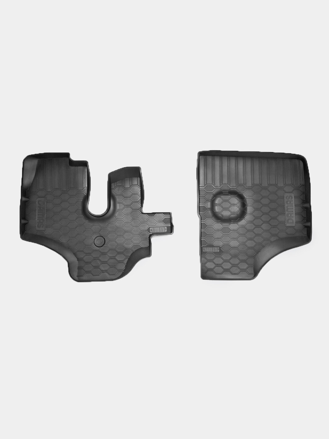 Коврики салона Poliplast Chevrolet Damas/Labo 1 ряд , для салона, с бортиками