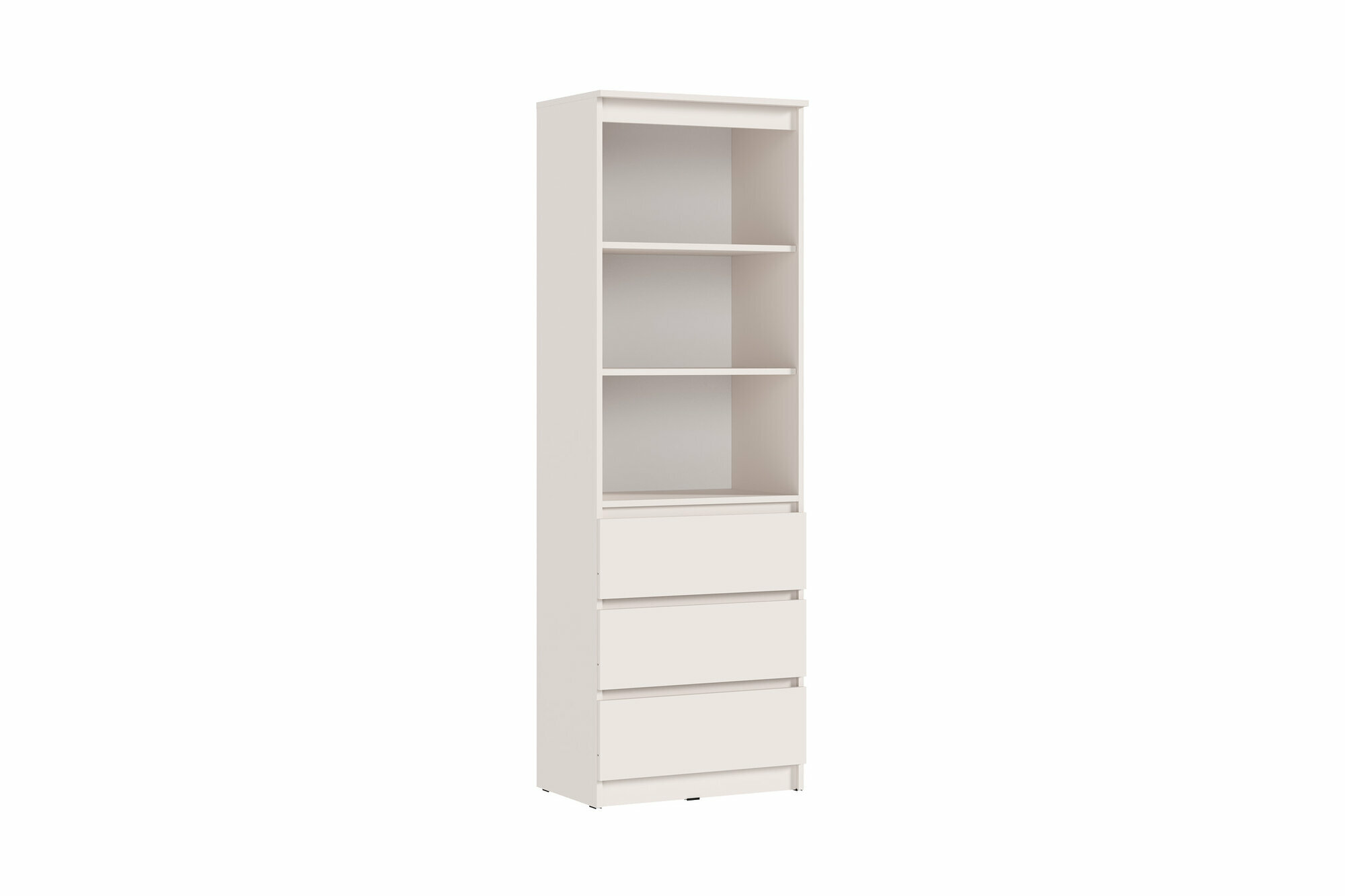 Стеллаж напольный Нонтон Челси, 60x38x179 см, 2 полки, 3 ящика, кашемир