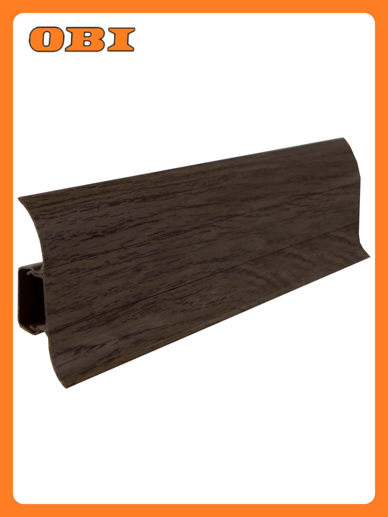 Плинтус ПВХ 60мм TECHNICAL Т21 ироко 25м