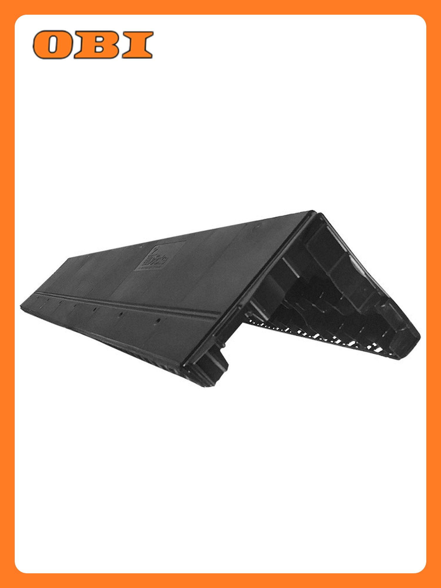 Аэратор коньковый DOCKE черный для вентиляции подкровельного пространства