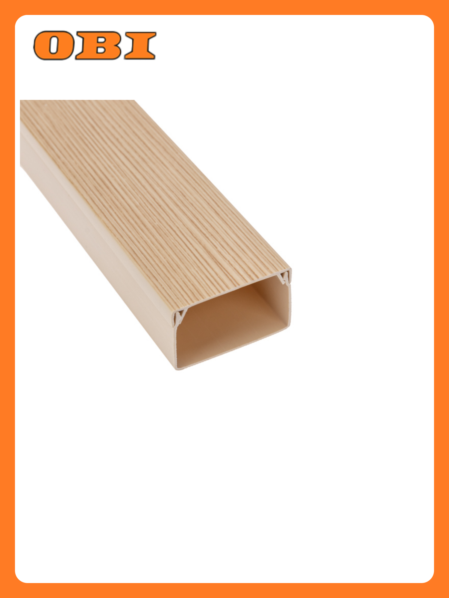 Кабель-канал REXANT 15x10 мм 2 м IP40 пластик цвет сосна