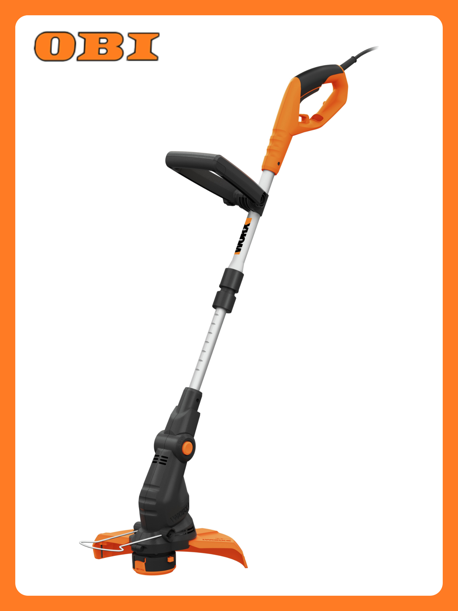 Триммер электрический Worx WG119E переносной черный/оранжевый 30см 550 Вт