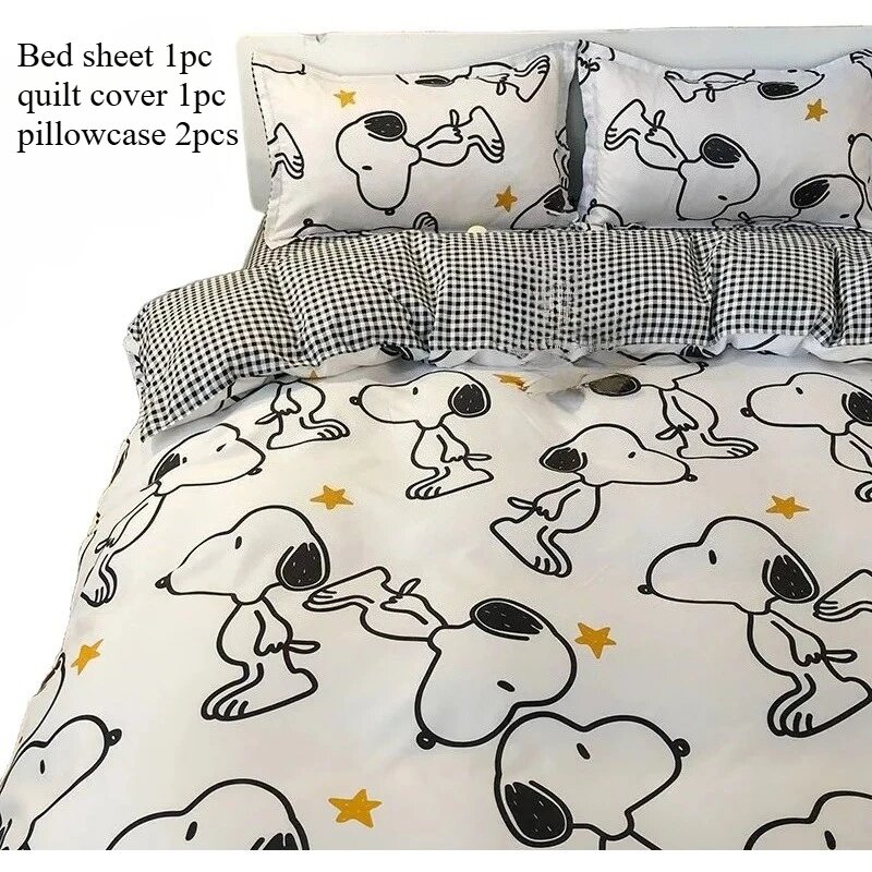 Постельное белье MINISO Снупи 2.0m Bed Set of 4