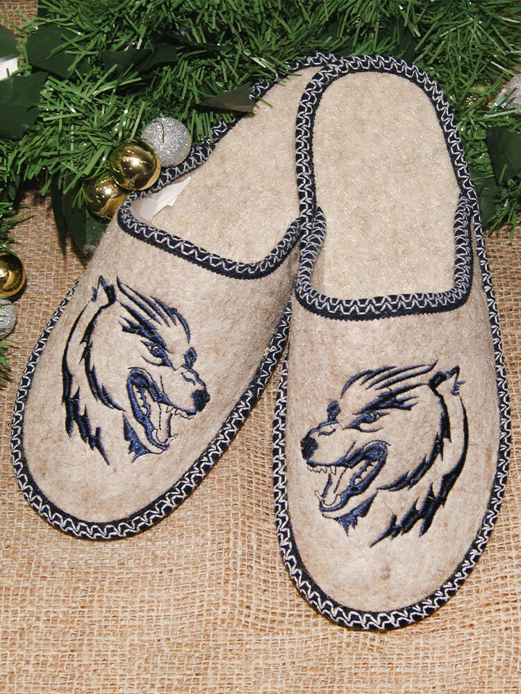 Тапочки ТАПКИН ДОМ размер 40 серый