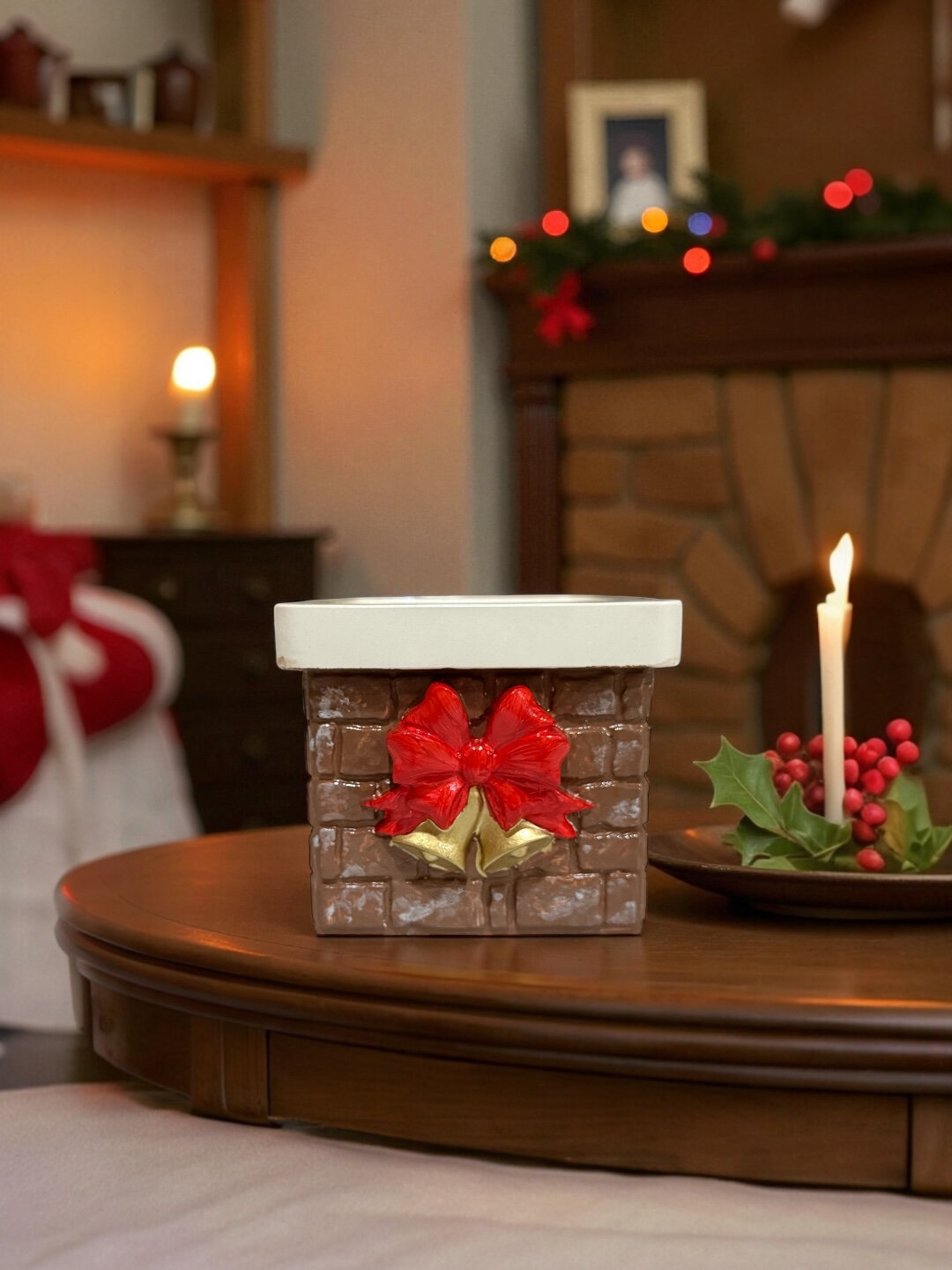 Декоративные арома свечи "Рождество", натуральный соевый воск, ручная работа