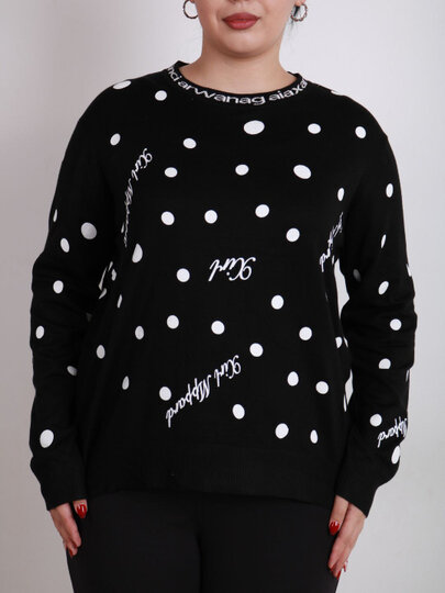 Свитер , размер OneSize, черный — фото 1