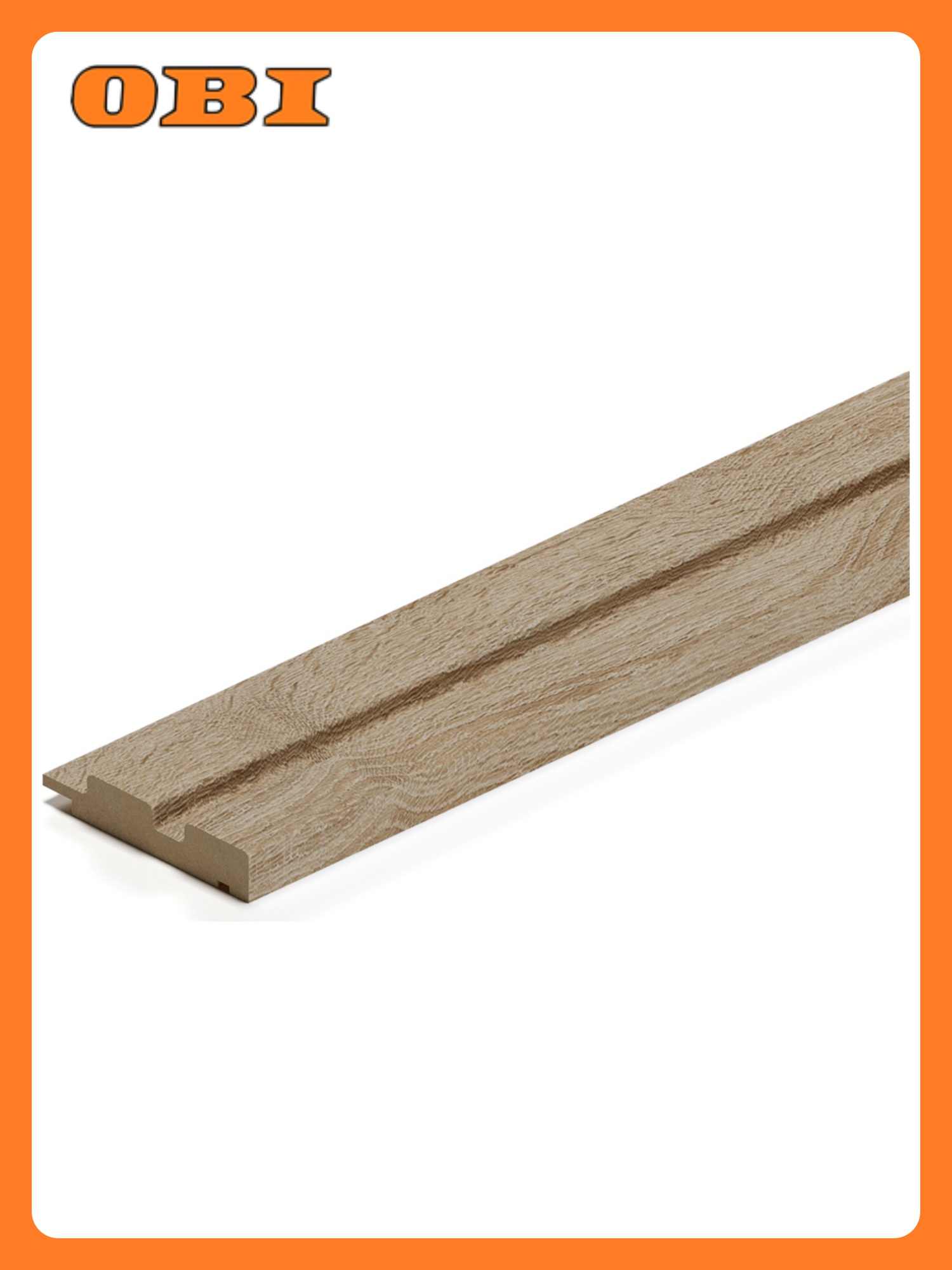 Профиль Финиш МДФ Stella Beats Standart Дуб Сонома 2700x77x16