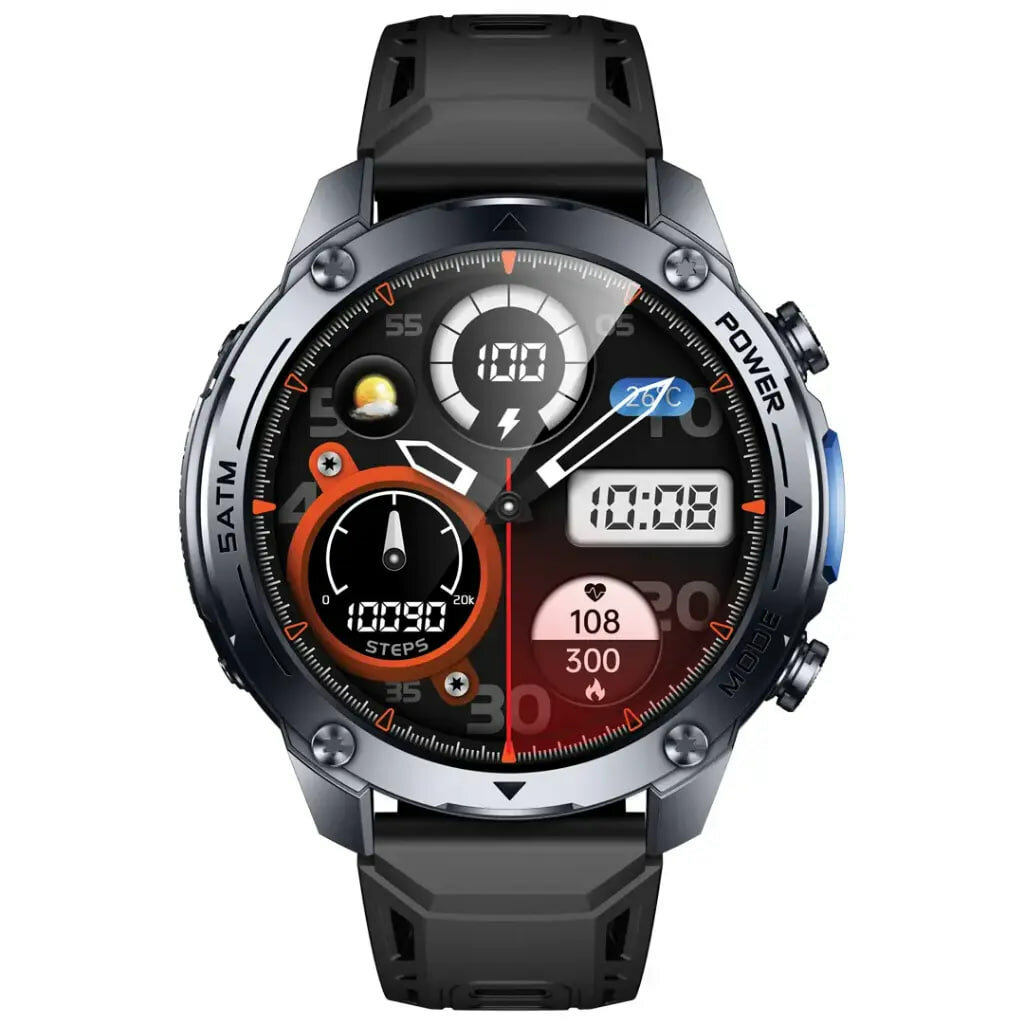 Умные часы Green Lion Vision GPS — черные для любители классики