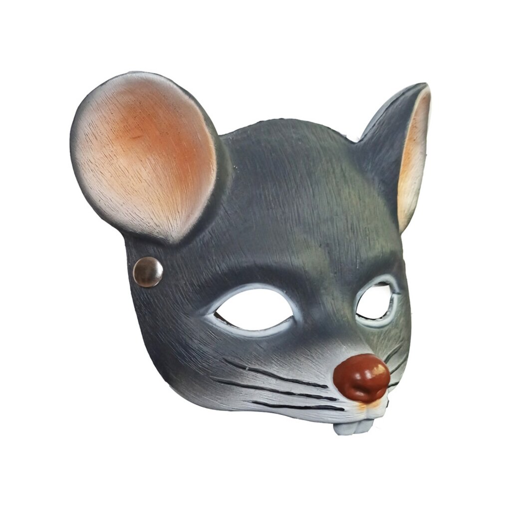 Взрослая детская маскарадная вечеринка на Хэллоуин 3D стерео маска мыши из пенополиуретана для взрослых- темно-серый