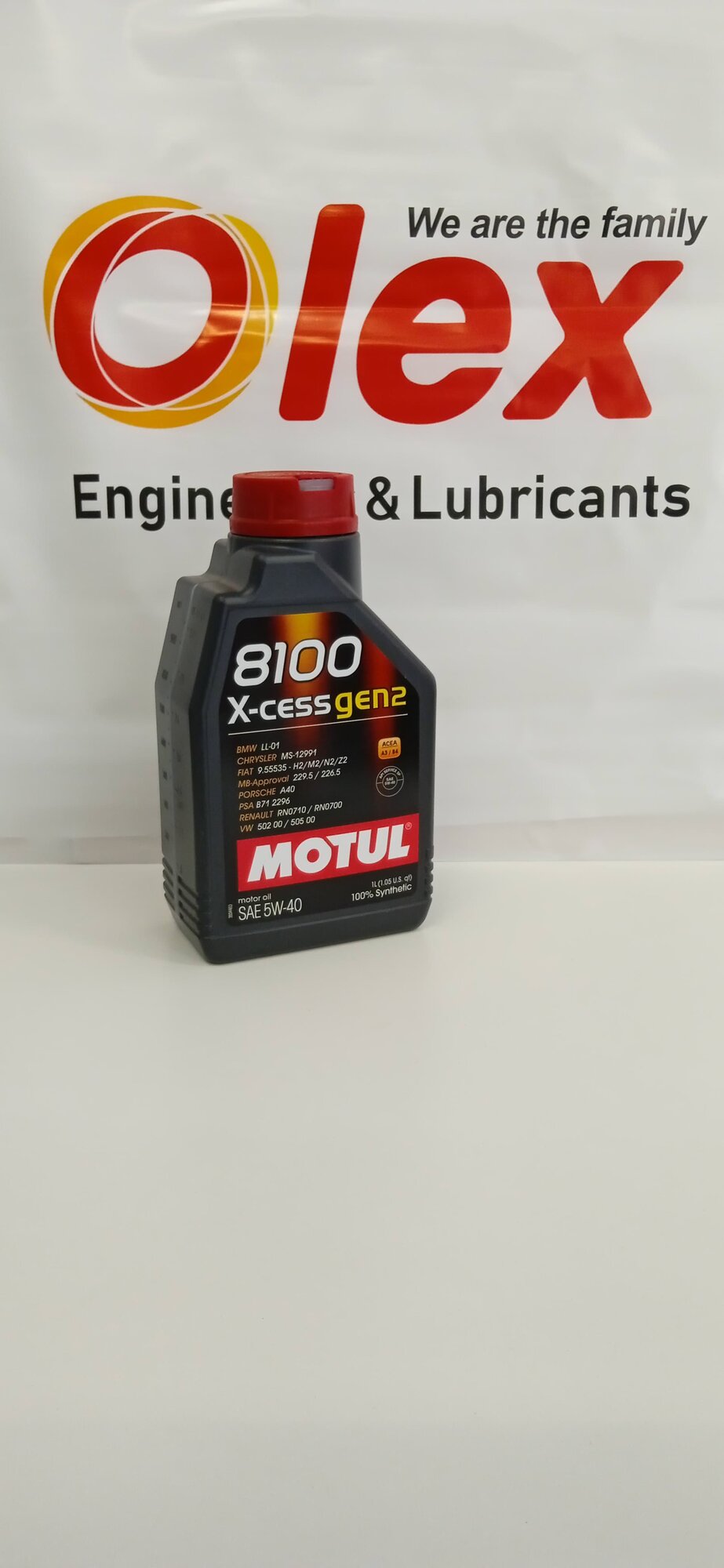 Масло мотор MOTUL 8100 X CESS GEN2 5W 40  SP   A3  B4  1л  109774  Европейский 