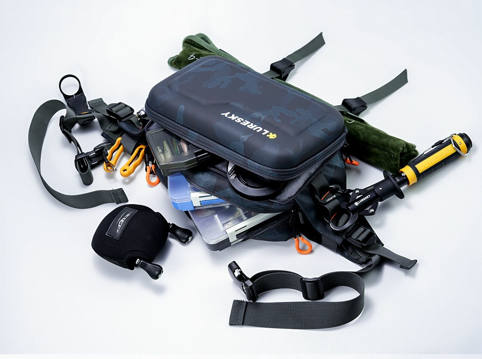 Сумка поясная , темно-синий — фото 1