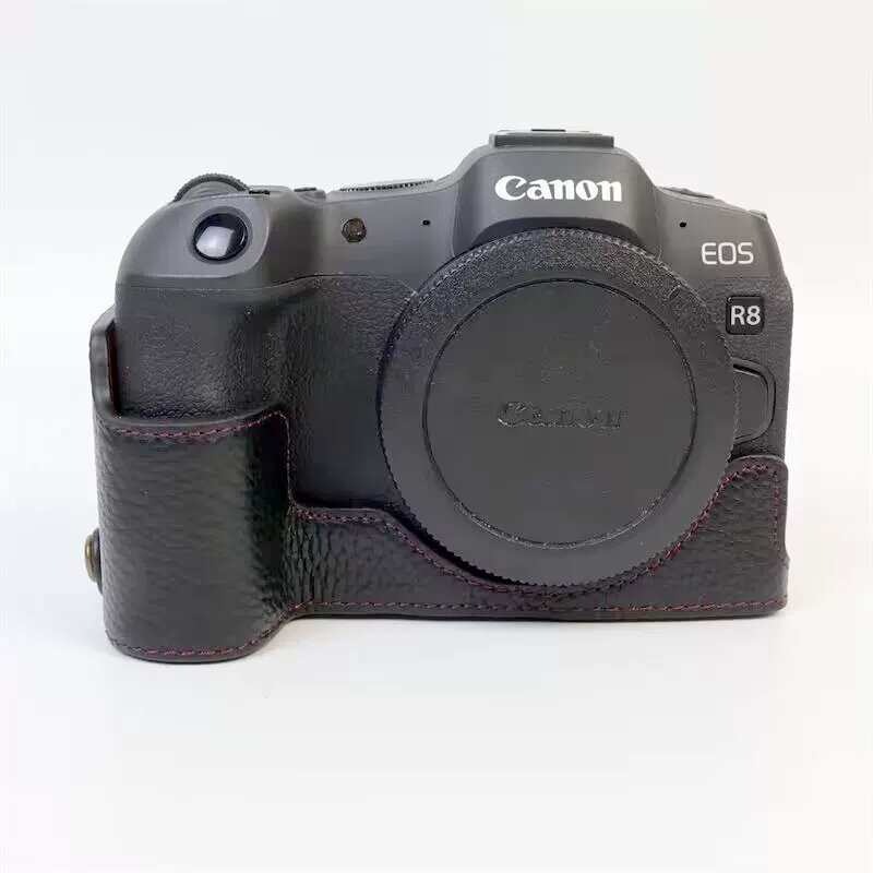 Официальный штатив Canon EOS R8 из натуральной кожи, черный цвет, прочный аксессуар для крепления
