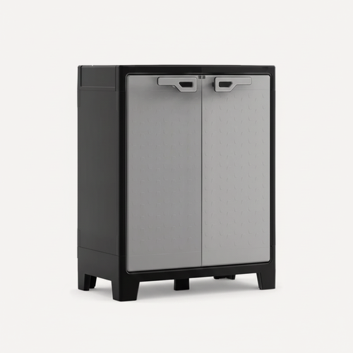 Изображение товара Шкаф хозяйственный Keter Armadio Basso Titan, Италия, напольный, распашные двери, 1 секция, серый