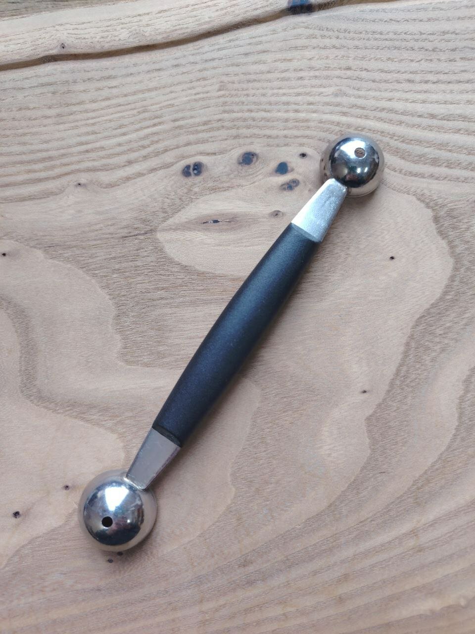 Нож-выемка для карвинга Atlantic Chef Шато, двусторонний, из стали, черный — фото 1