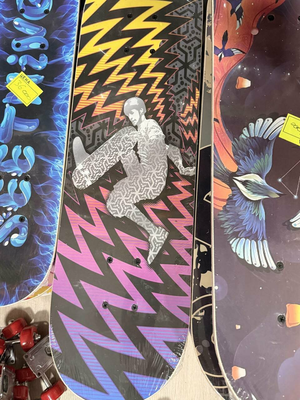 Скейтборд для скейтбординга "Без бренда", для всех возрастов, для девочек и мальчиков — фото 1