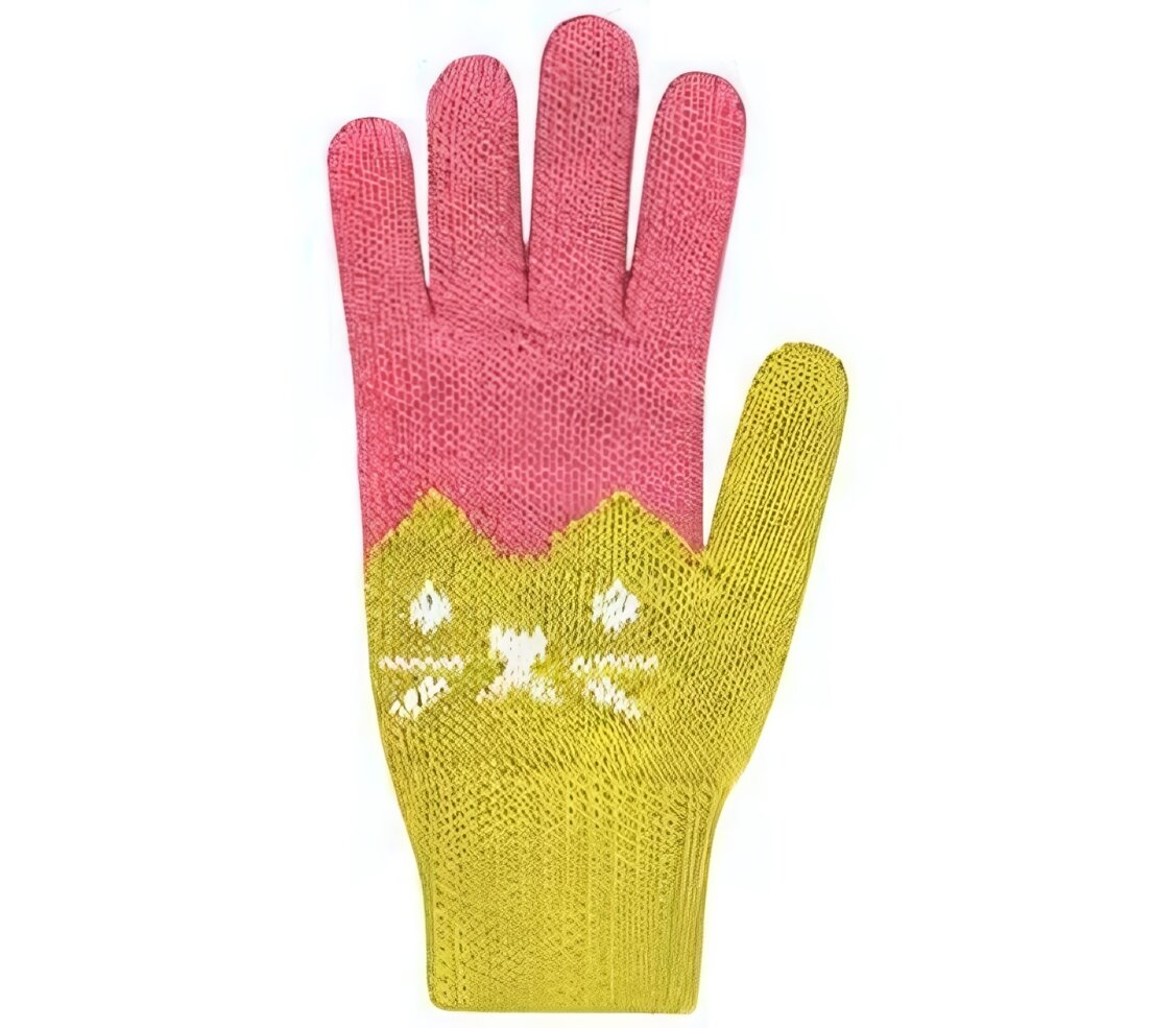 Перчатки Советская перчаточная фабрика Кот Обормот для девочек