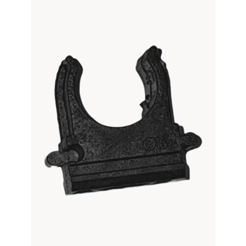 Клипса D16 для крепления гофрированной трубы 100 шт черная 297₽