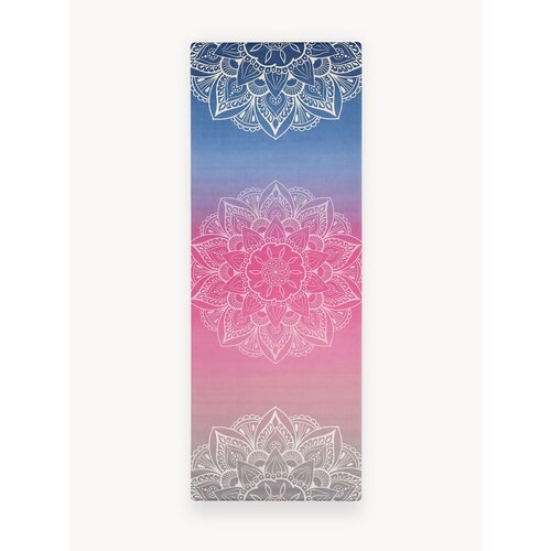 Тонкий легкий коврик для йоги Sunrise 185*68*0,1 см из микрофибры и каучука