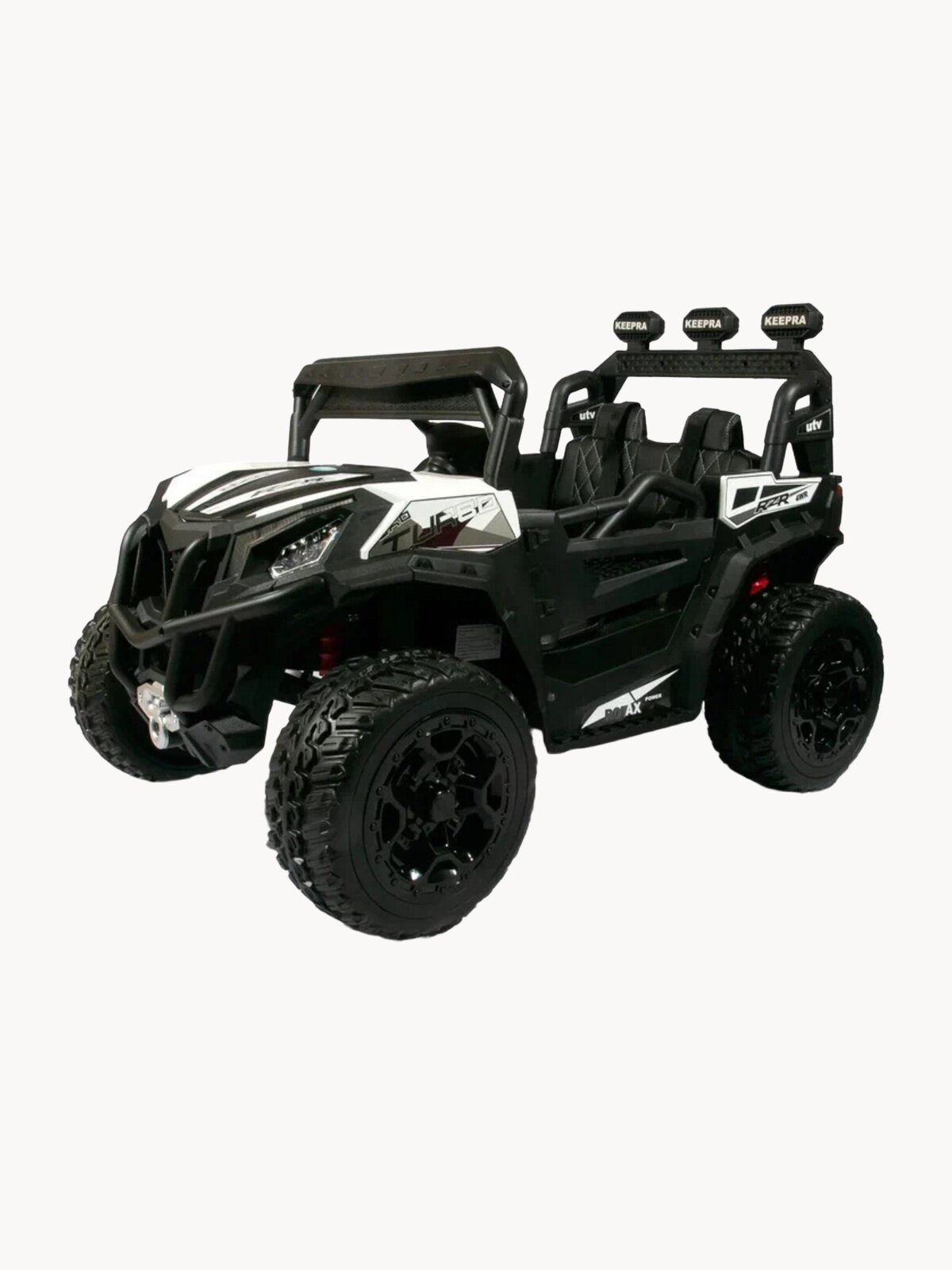 Электромобиль Багги ATV Turbo Полный привод (Белый) + запуск С ключа