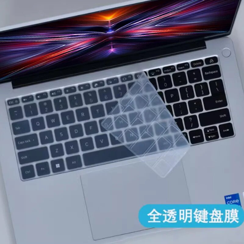 Фотографии Для ноутбука Xiaomi Redmibook 14 2025 2024 Redmi book 14 2024 14 14 дюймов, чехол для клавиатуры ноутбука, защитная пленка для кожи, Russian black