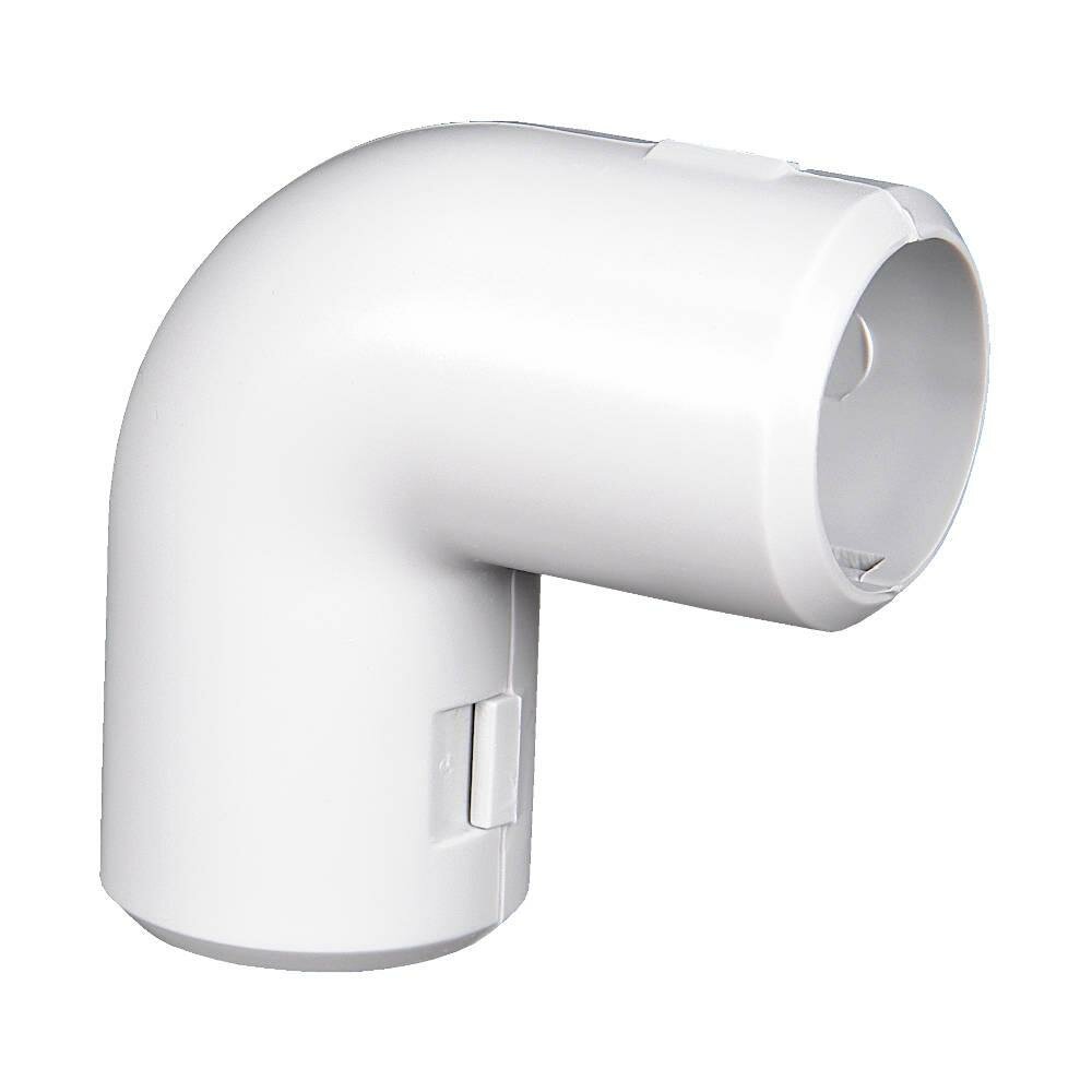 Угол на 90 градусов разъемный d 16 мм для труб ПВХ и ПНД серый (4 шт.)