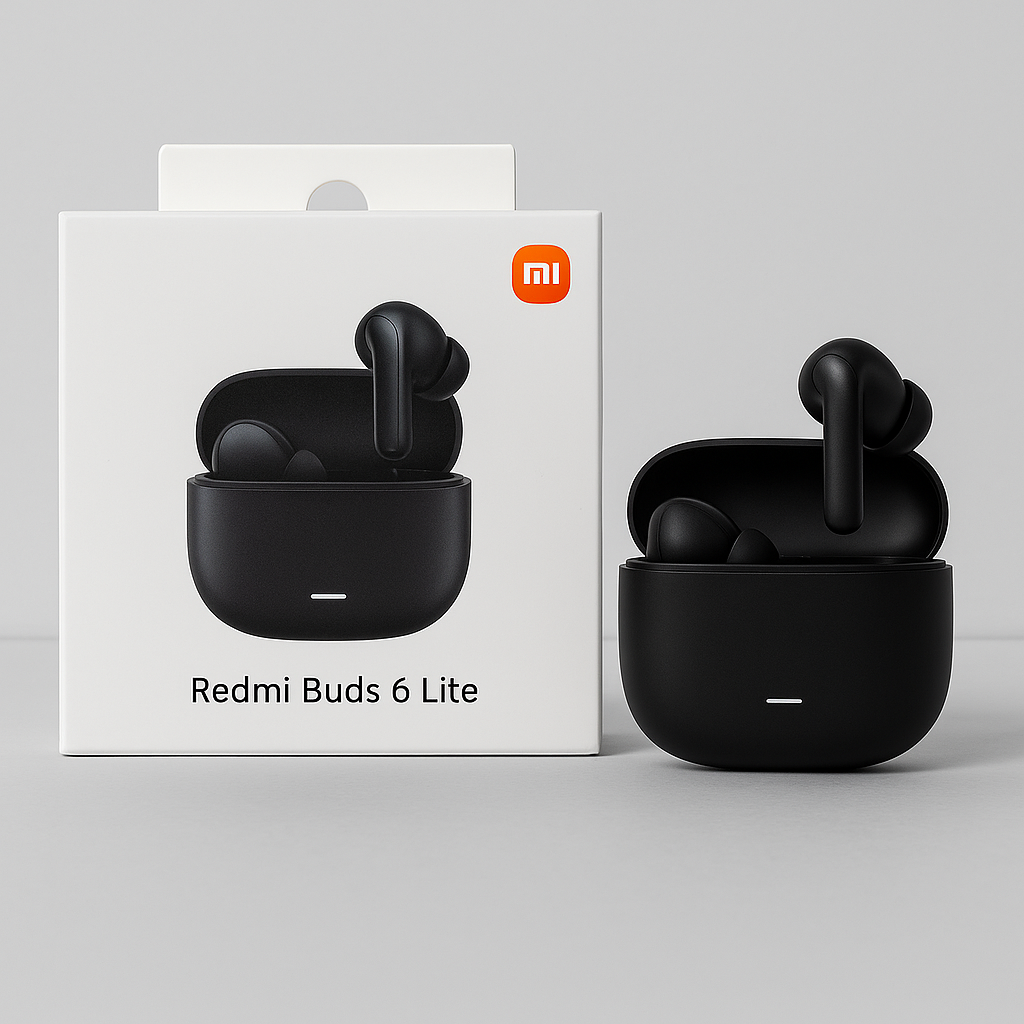Беспроводные наушники Redmi Buds 6 Lite — Bluetooth 5.4, активное шумоподавление (ENC), зарядка Type-C