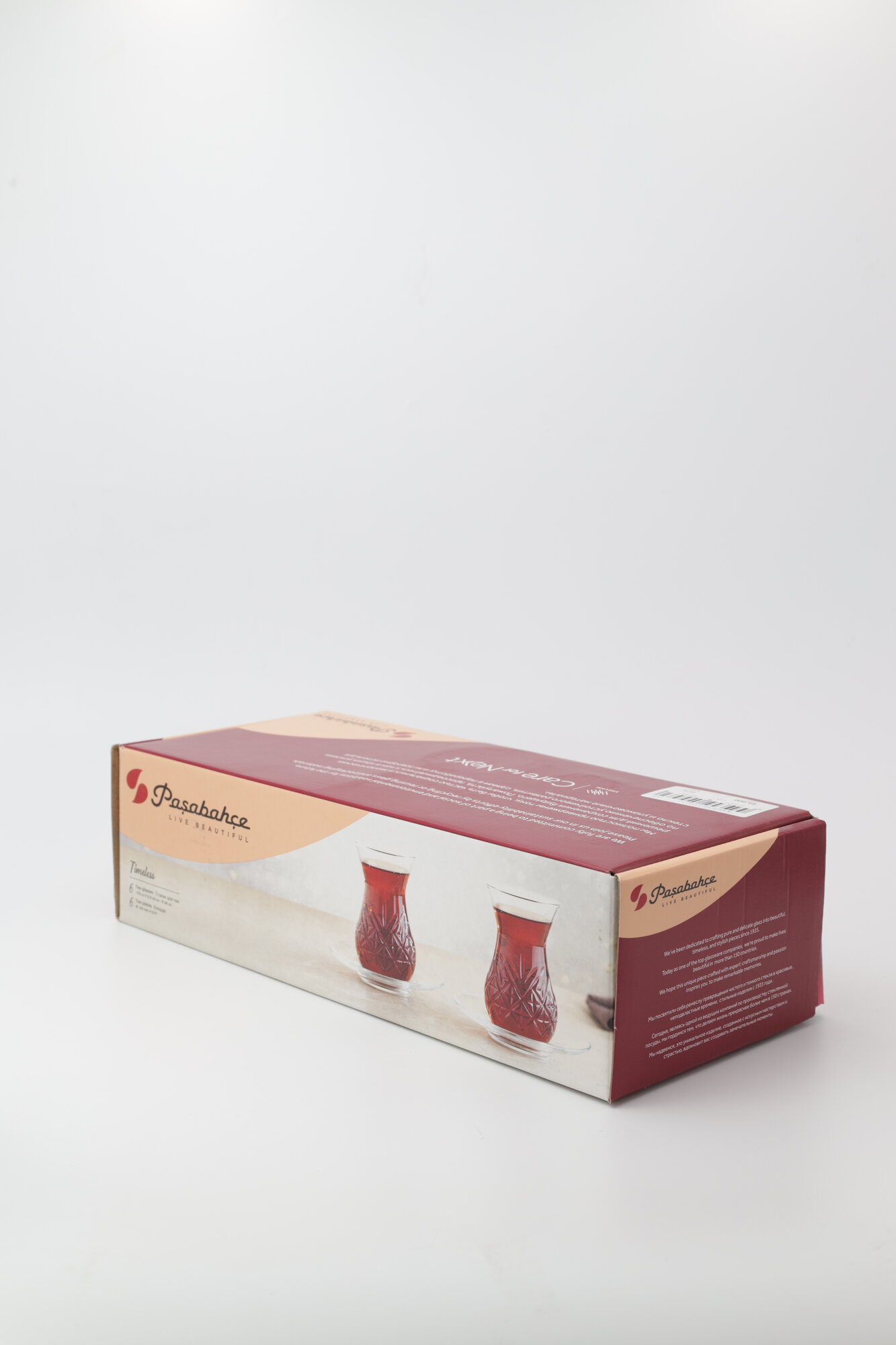 Чашка с блюдцем PASABAHCE таймлесс 950094 170мл 12пр 1х4 1205408